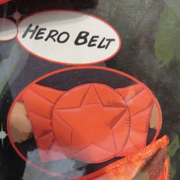 superhero costume accessory belt and two cuffs new in package halloween dress up - Picture 8 of 10